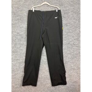 Vintage Asics Gore-Tex Black Nylon Taffeta Track Pants Mens L Athletic